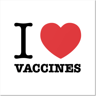 I Heart Vaccines Posters and Art